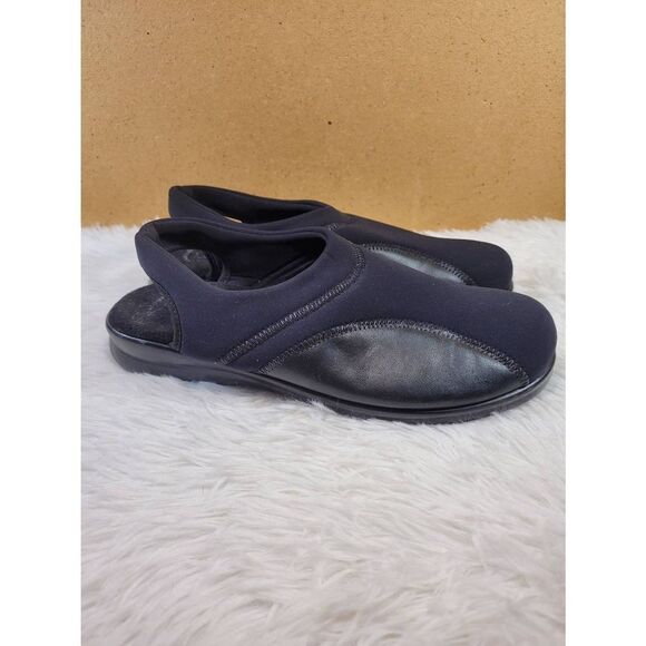 Flexus Flexia Black Clogs- Size 10.5-11/42 EU - Picture 1 of 9